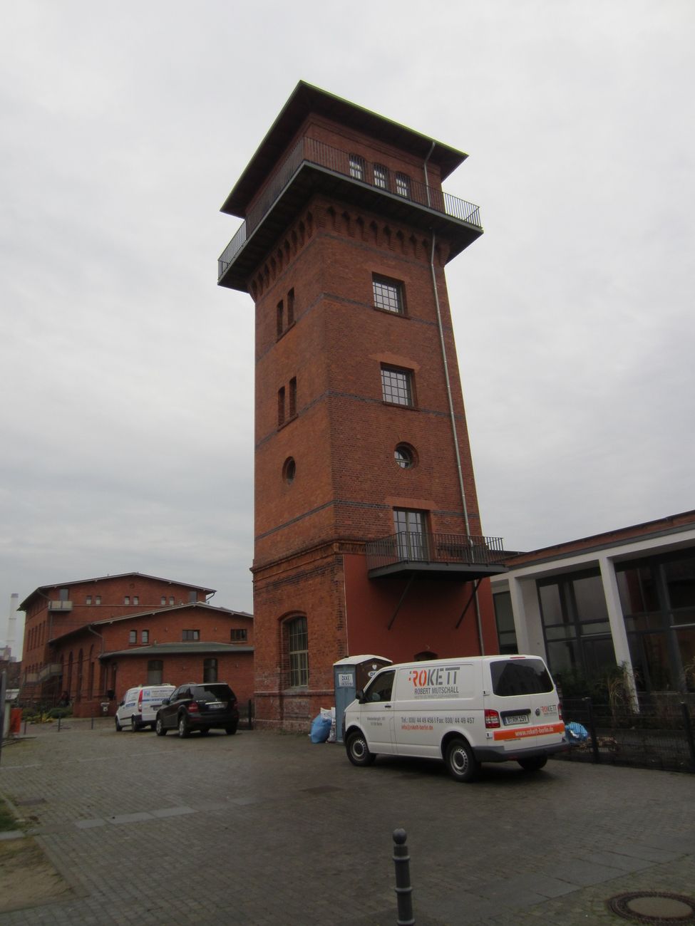 Der Wasserturm von außen